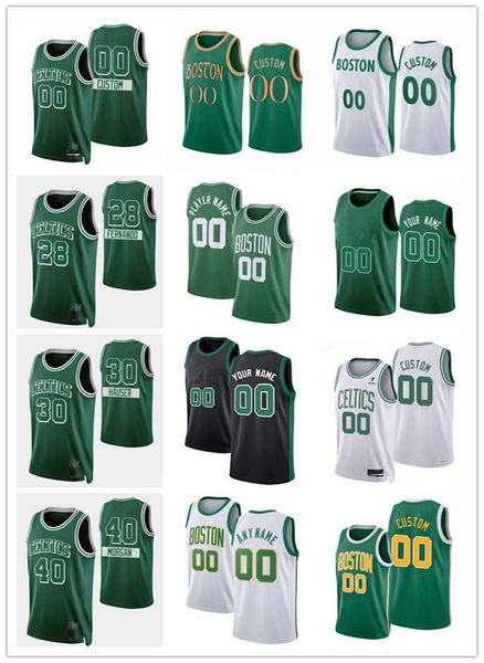 

custom boston's men celtics's jersey womn youth larry 33 bird bill 6 russell kevin 5 garnett paul 34 pierce basketball jerseys, Black;red