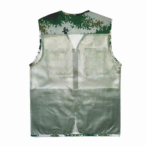 

men's vests fishing vest for men with pockets , outdoor quick-dry hunting waistcoat army green, Black;white