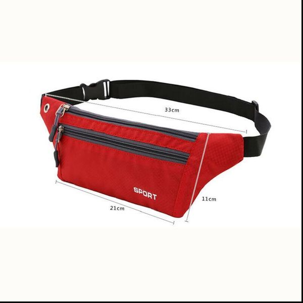

men women sport waist pack fanny crossbody wallet belt travel phone bag by