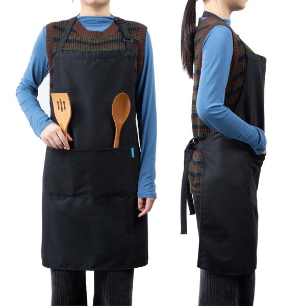 

peach skin velvets soft adjustable kitchen bib apron water resistant cooking for chef bbq baking aprons