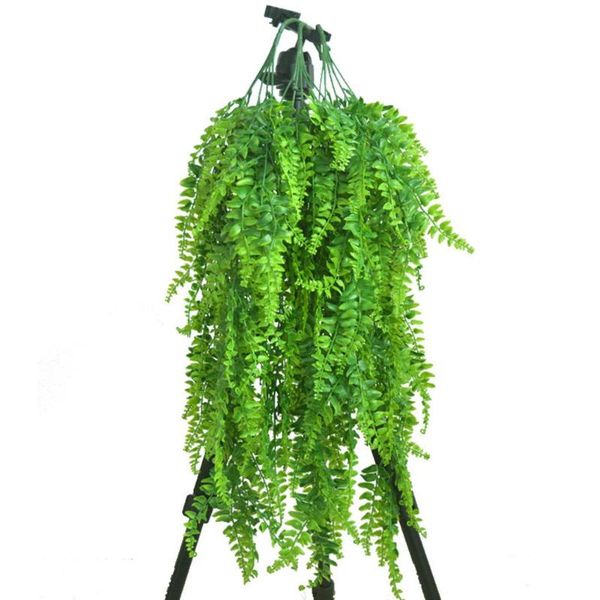 

decorative flowers & wreaths artificial plant vines weeping willow simulation rattan leaves branches green ivy leaf home wedding decoration