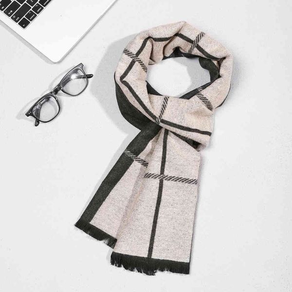 

scarf [popular new products]21 men's scarf bib long versatile warm, Blue;gray