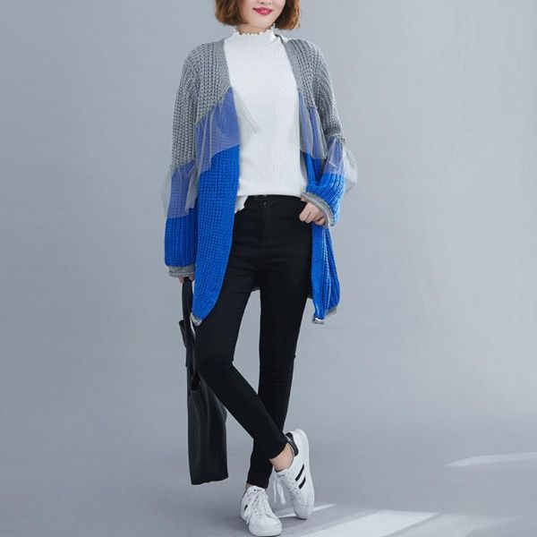 

women's trench coats fashion autumn winter jackets sweater jacket long windbreaker parka plus size casual cotton outwear park, Tan;black