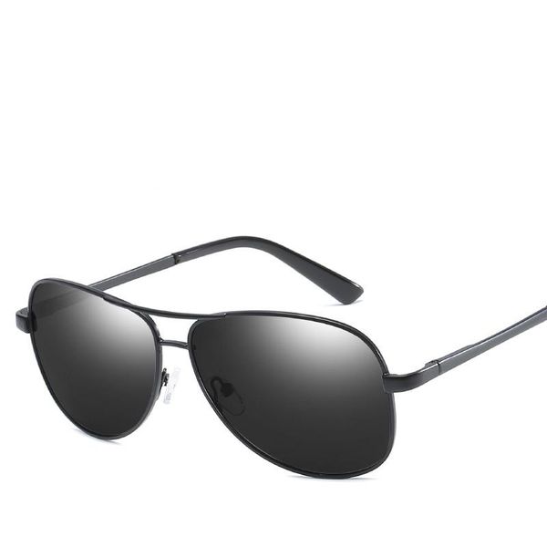 

sunglasses men's polarized metal spring legs discolored vintage driving tidal, White;black