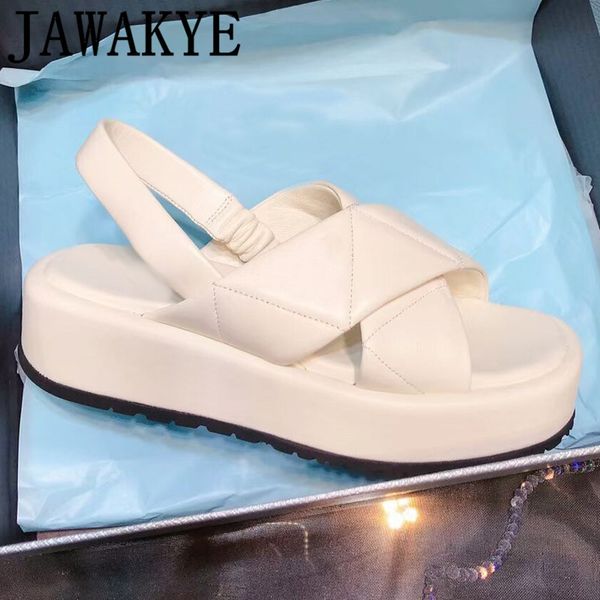

80% off shoes thick sole flip flops leather black white platform wedge shoes new arrival summer brand women's sandals