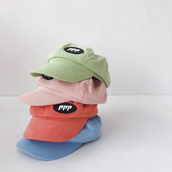 

caps & hats autumn spring baby baseball letter pattern kids boys girls sun summer cotton casual toddler children hat, Yellow