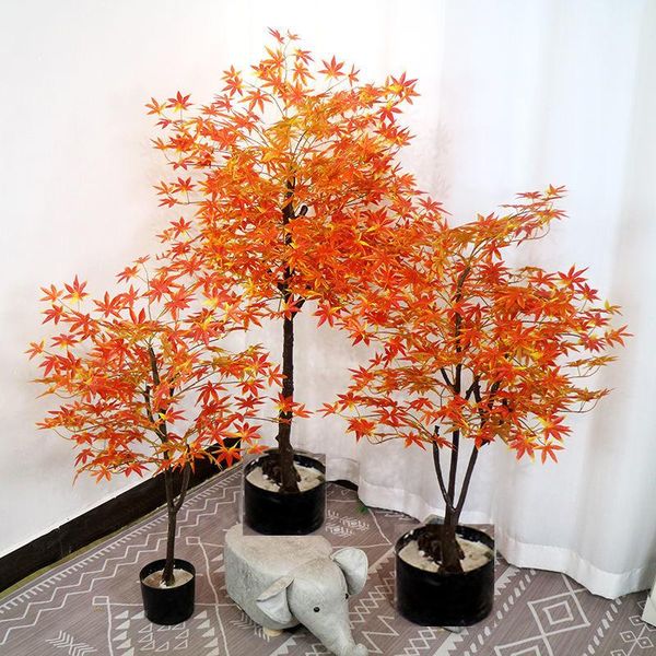 

many size simulation tree artificial plastic plant ornament bonsai for home indoor living room decorations decorative flowers & w wreaths