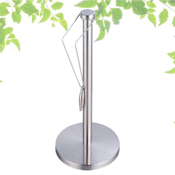 

toilet paper holders multifunction standing holder stainless steel kitchen tissue counteranti-slip simply tear roll contemporary pap