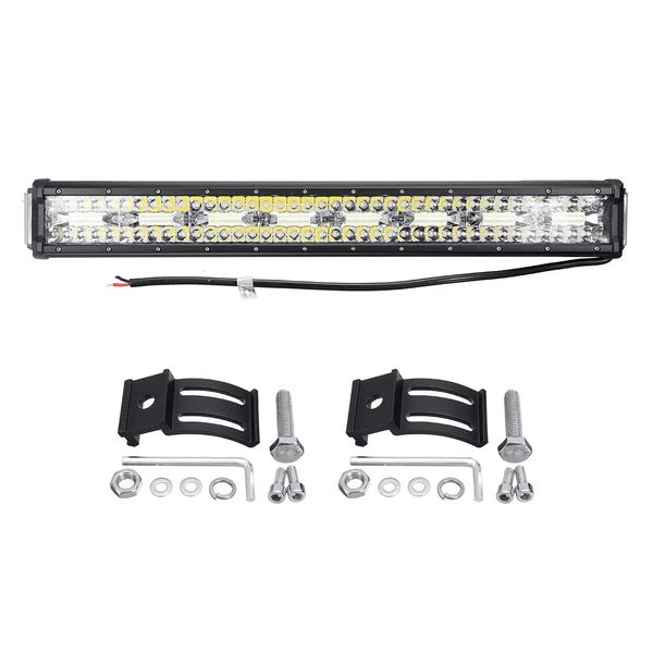 23 pollici 10 V-32 V 176 W impermeabile IP67 LED barra luminosa da lavoro combinata lampada di guida con luce laterale fuoristrada SUV ATV UTV 4WD