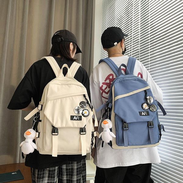 

backpack men and women 2021 casual fashion ladies travel bag for girls lapschool