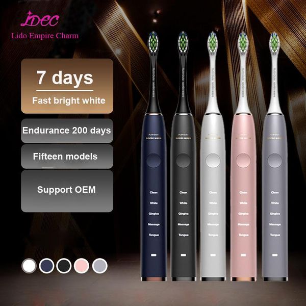 

day electric toothbrush ultrasonic whitening inductive charging smart