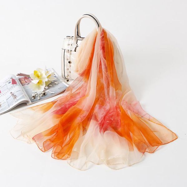 

scarves design solid silk summer scarf gradient dip dye women muslim hijab shawl long soft wrap winter, Blue;gray