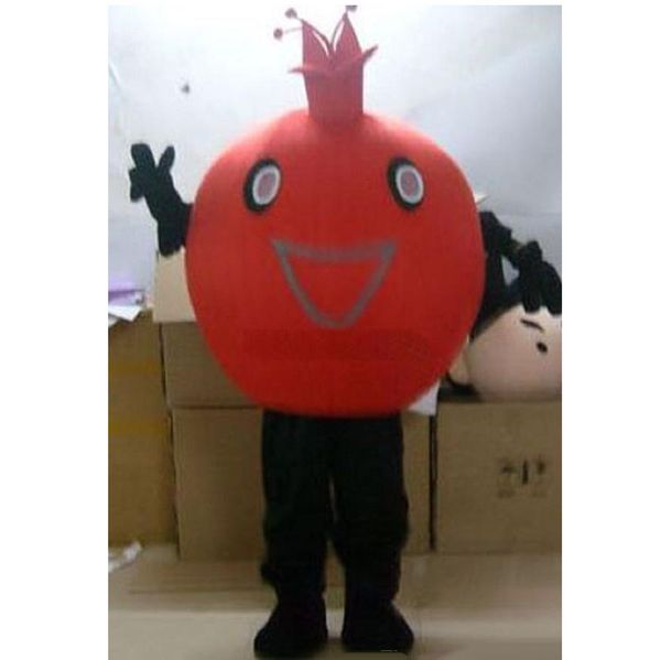 Halloween romã mascote traje de alta qualidade desenhos animados fruta anime tema caráter Natal carnaval trajes adultos tamanho festa de aniversário outdoor