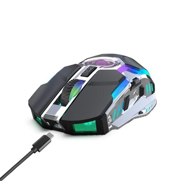 

mice 2.4g wireless rechargeable mute led backlight gaming mouse for lap/computers