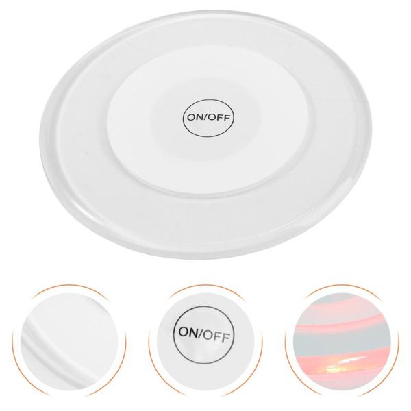 

mats & pads 2pcs glowing cup mat bar restaurant led (white light)