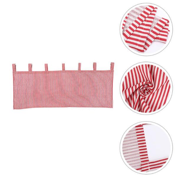 

curtain & drapes 1pc decorative short kitchen bedroom window accessory red