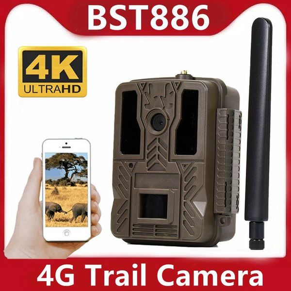 

hunting cameras bst886 4g camera mms 20mp 4k hd wildl animal trail night vision waterproof infrared cam detector 0.4s po trap