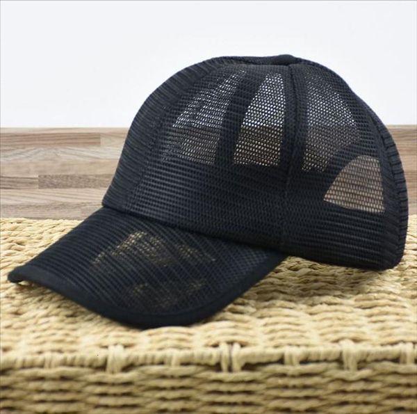

spring summer full mesh sun hat male outdoors casual peaked cap bone men plus size baseball 55 59cm 60 65cm, Blue;gray