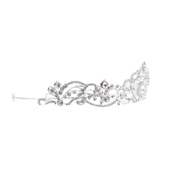 

hair clips & barrettes 1pc exquisite crown headdress bride tiara wedding delicate, Golden;silver