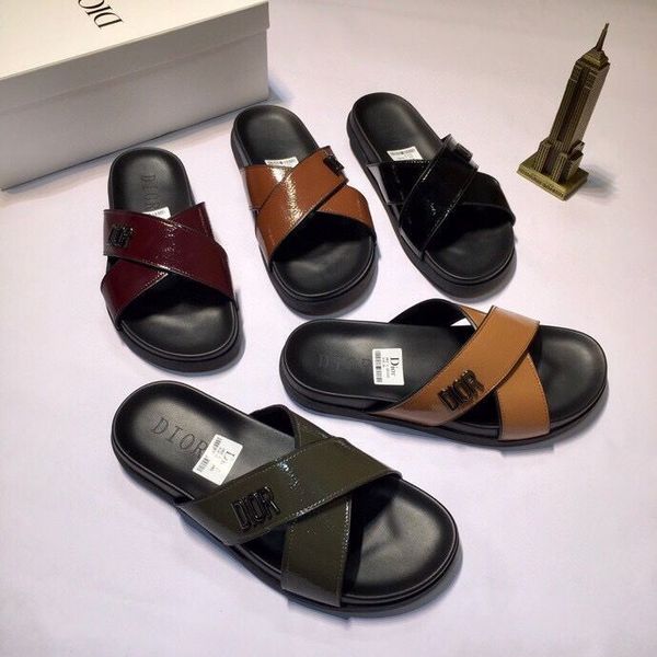 

tiktok new soft leather shoes, comfortable, flat bottom, comfortable, one word, slipper, and slippers. zlh, Black
