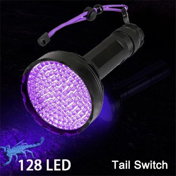 

flashlights torches 10w super bright uv light 395nm 100led 51led 128 led powerful ultraviolet lantern for pet urine detect blackl