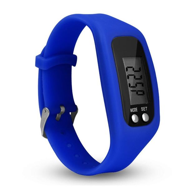 

wristband smart watch gift lcd display silicone calorie pedometer walking sports distance bracelet step counter multifunction activity track