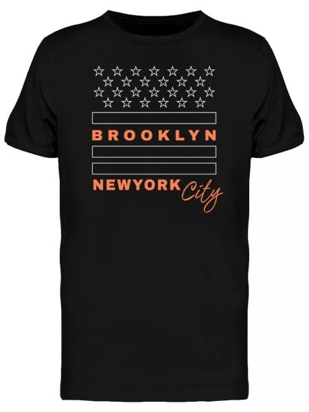 

Orange Abstract Flag Men's Tee -Image by Shutterstock, White;black