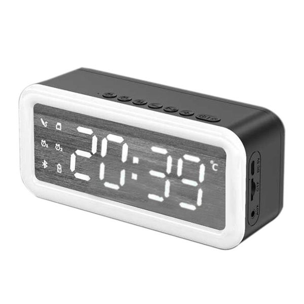 

portable speakers bluetooth speaker, deskwireless alarm clock for study and bedroom