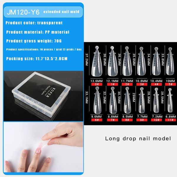 

false nails 120pcs nail art with scale quick potherapy crystal extended sheets for, Red;gold