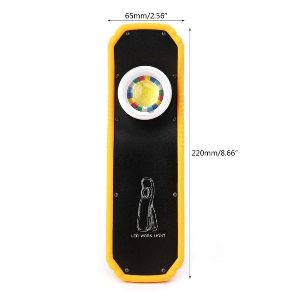 

flashlights torches 60w portable led work light magnetic cob torch with hanging hook for repair outdoor camping drop