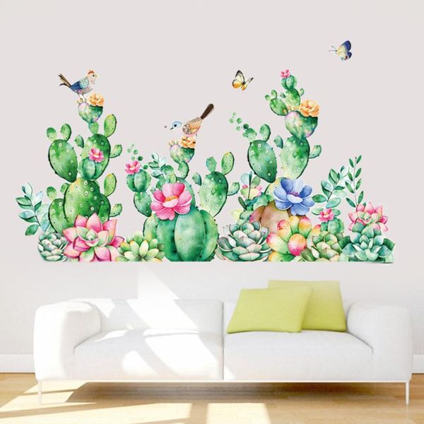 

wallpapers creative bird wall stickers for living room bed decoration home decals diy plant mural art