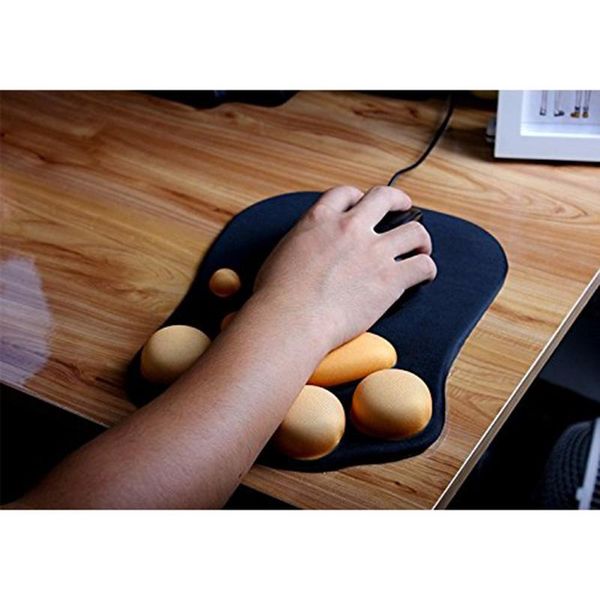 

mouse pads & wrist rests 3d cute pad soft cat rest support comfort silicon memory foam gaming ergonomic mat