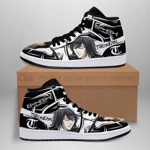 

light teru mikami sneakers custom death note anime sho fan