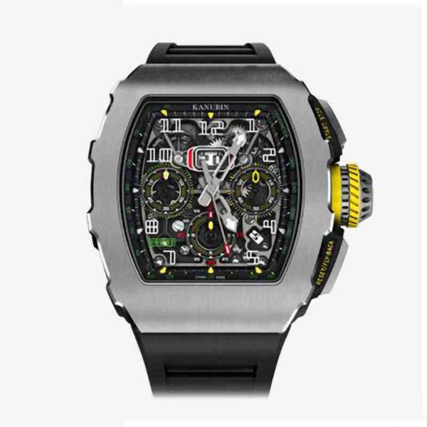 

mechanical wristwatches mens watches steel skeleton hollow bottom reloj gmt luminous clock brand fashion automatic luxury watch, Slivery;brown