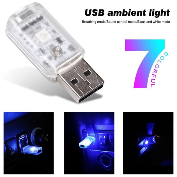 

car atmosphere lamp durable multifunctional color night light led neon interior ambient lights drop interior&external
