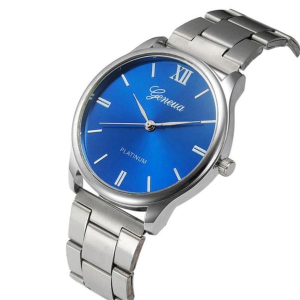 

wristwatches fashion women crystal stainless steel analog quartz wrist watch bracelet luxury men watches a40, Slivery;brown