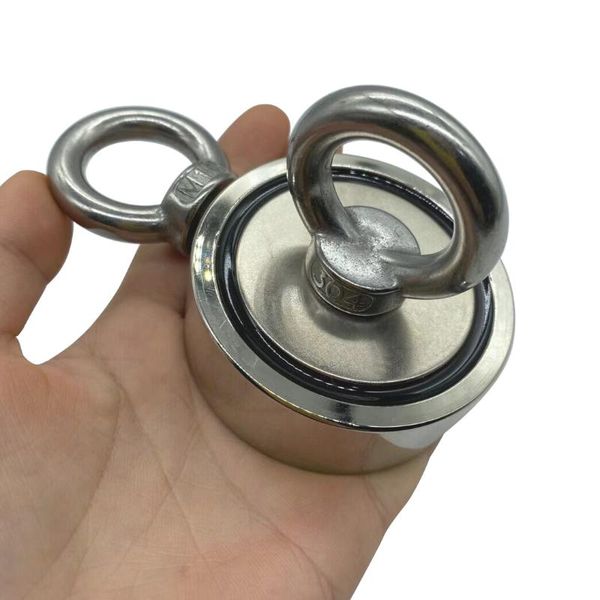 

fridge magnets strong neodymium magnet double side search hook super power salvage fishing magnetic d48-d94mm max 300kg cup holder