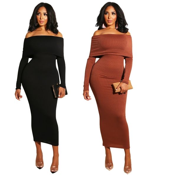 

ym-8299 women's long sleeve breast wrapped dress, Black