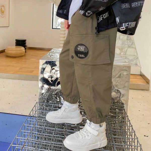 

trousers kids pants 3-12years boys casual clothing long children sport spring, Blue