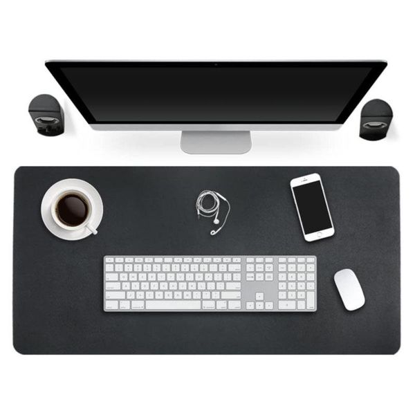 

mouse pads & wrist rests office desk pad anti-slip pu leather for computers dual use writing mat home @m23
