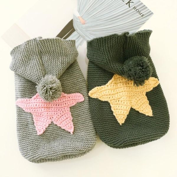 

dog apparel pet products dogs cats winter cute star puppy big clothes hoodies