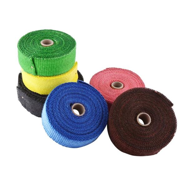

motorcycle exhaust system 10m motorcycles pipe heat wrap manifold covers insulation roll tape glass fiber