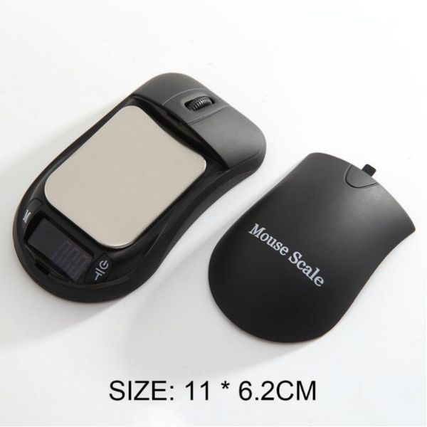 Praktische Mini-LCD-Anzeige, digitale Mausform, Taschenwaage, Werkzeuge für die Schmuck-Gramm-Gewichtsküche