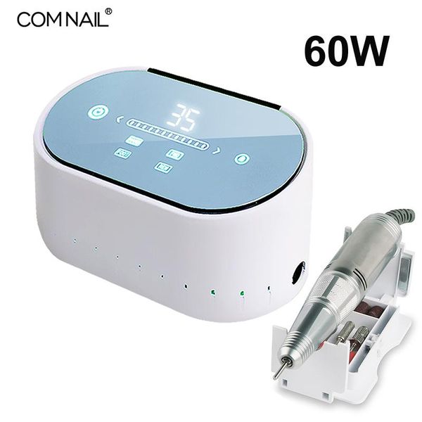 

nail drill & accessories 60w 35000rpm electric for manicure salon use art tool master with lcd touch screen pedicure mill cutter