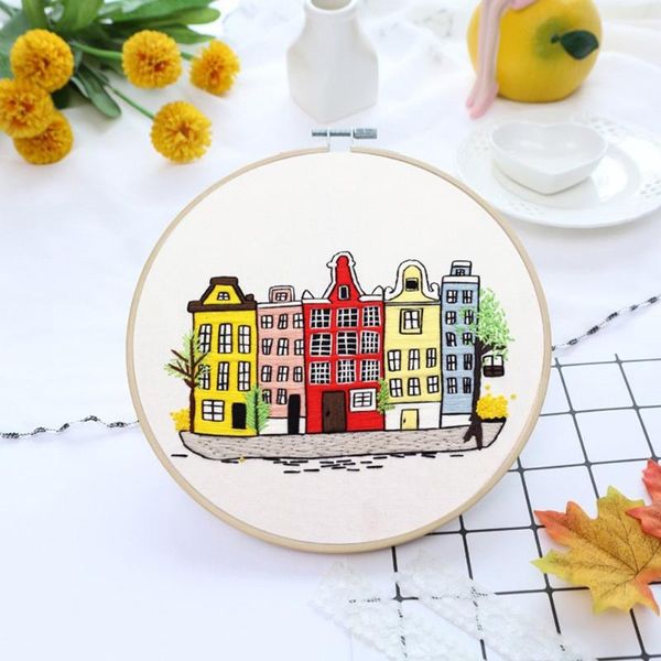 

other arts and crafts embroidery for beginner needlework kit cross stitch handmade printed round