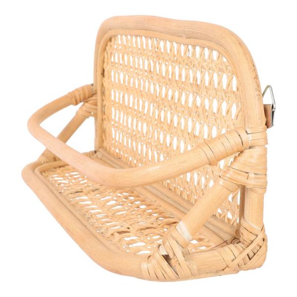

hangers & racks 1pc idyllic style storage rack multifunction rattan basket sundries beige