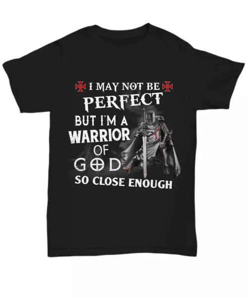 

christian knight templar t-shirt i am warrior of god tee gifts veteran soldiers, White;black