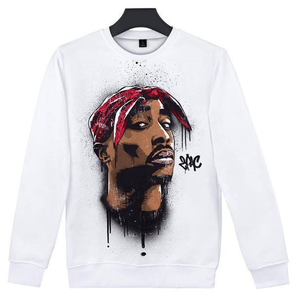 

men's hoodies & sweatshirts 2pac o-neck streetwear shirt all-match pullover harajuku ssweatshirt spring long sleeves cotton men/w, Black