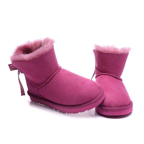 

boots supply of multi-color optional 5079 ribbon sheepskin integrated snow women's comfortable warm shoes fur, Black