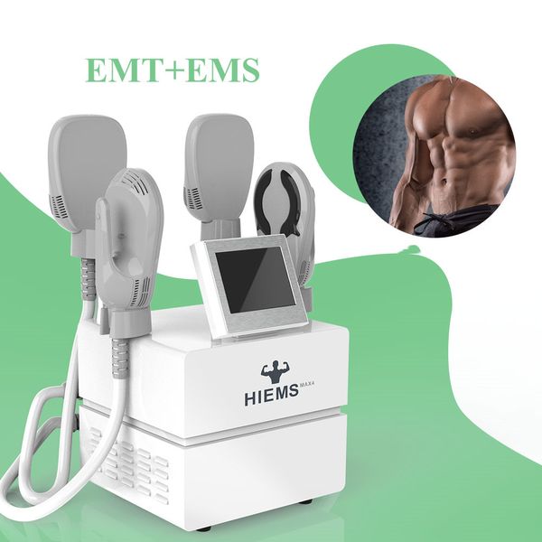 

emt & ems muscle stimulation tesla fat sculpt slimming cellulite massager 4 handles portable nova neo rf pro body sculpting weight lose mach